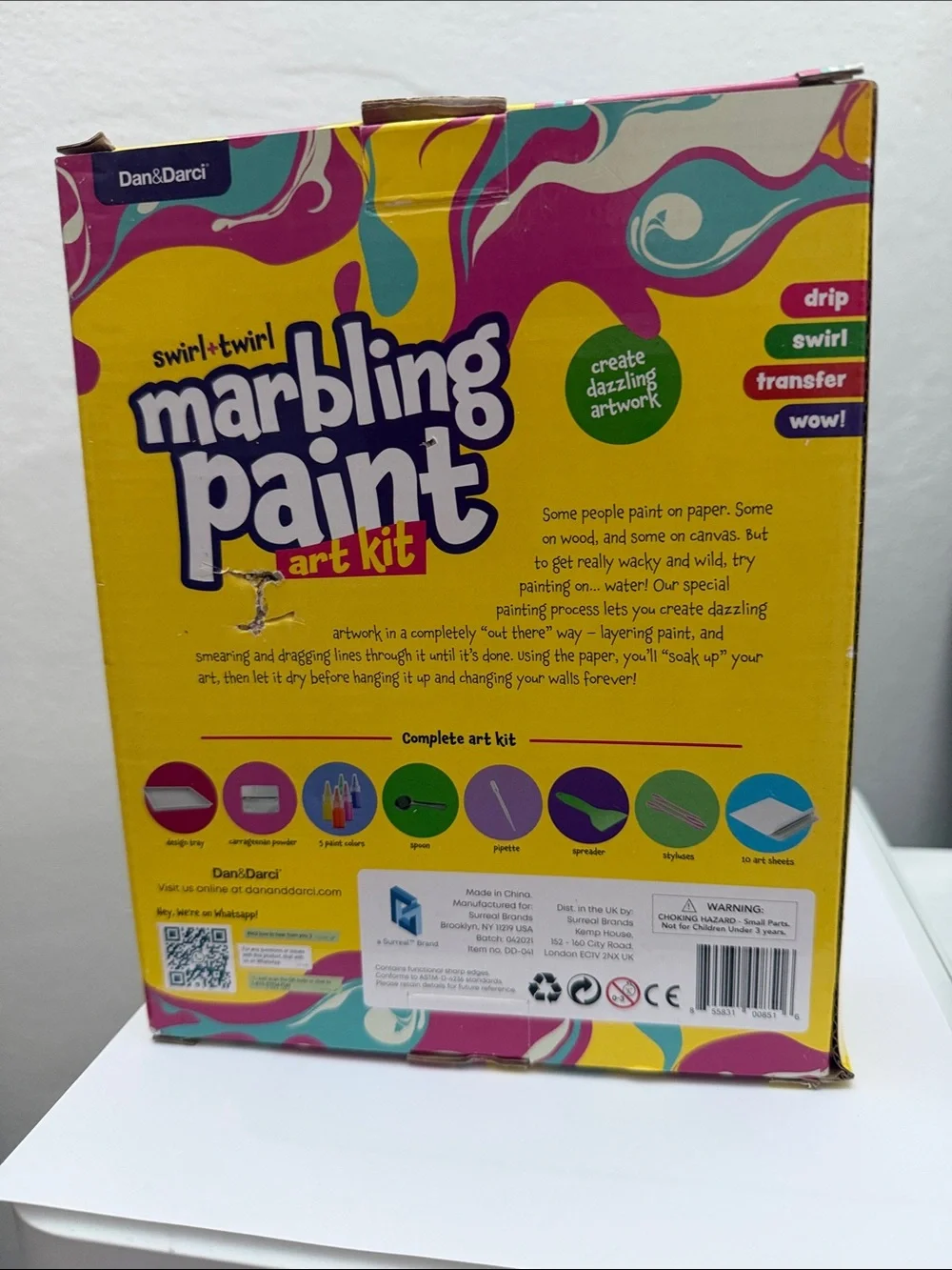 Swirl + Twirl Marbling Paint Art Kit